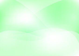 綺麗なグラデーションの緑色背景　ベクター　素材	
