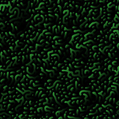 Seamless, Turing, dark green gradient, grass pattern, moss pattern