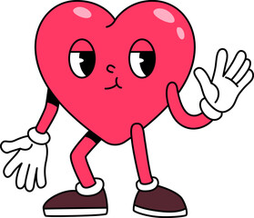 Heart Mascot Greeting