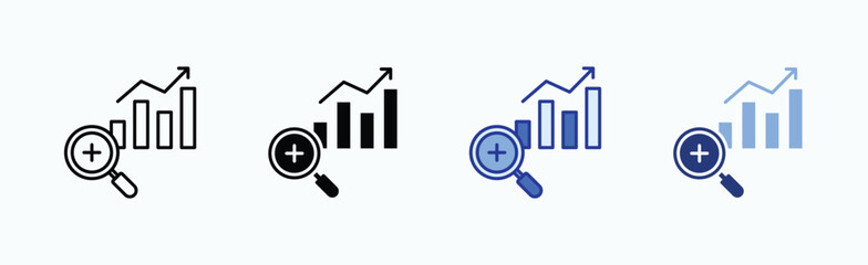 Demand icon sheet multiple style collection isolated vector