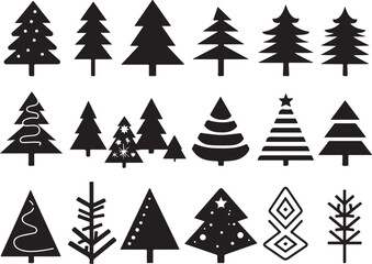 Obraz premium Tree Silhouette SVG