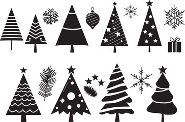 Obraz premium Tree Silhouette SVG