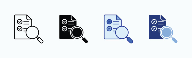 Review icon sheet multiple style collection isolated vector