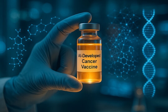 AI developed cancer vaccine - modern biotechnology and artificial intelligence in medicine