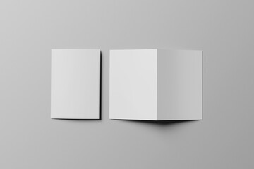 Blank Bifold Brochure