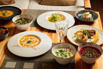 Experience exquisite dining with diverse culinary delights from around the world