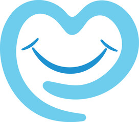 M Letter Dental Smile Icon