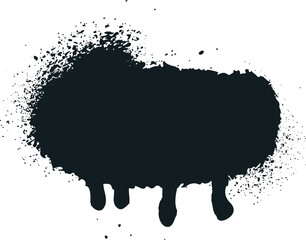 Black spray paint splatter grunge abstract background
