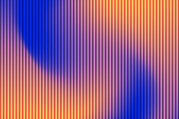 Vibrant Abstract Gradient Stripes with Flowing Blue, Purple, and Orange Hues