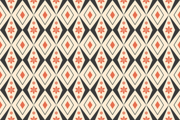 Modern Colorful Geometric Pattern Background. Seamless. Wallpaper. Vector Illustration