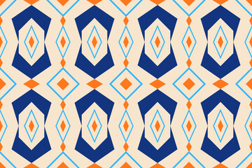 Modern Colorful Geometric Pattern Background. Seamless. Wallpaper. Vector Illustration