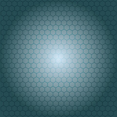 Teal Hexagonal Geometric Pattern A Modern and Abstract Design Background