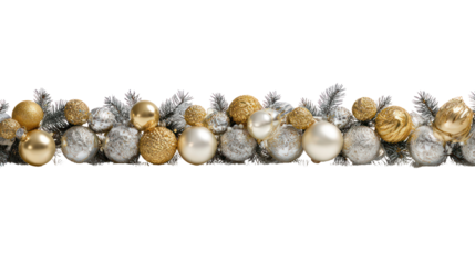 Collection of ornate decorative easter eggs isolated on transparent background