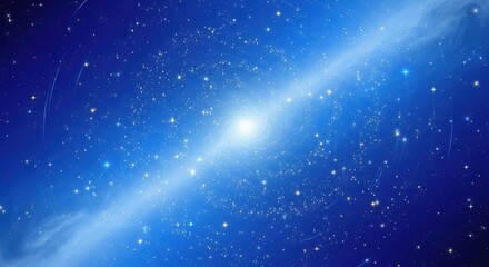 Ethereal Cosmic Radiance: A Swirling Galaxy of Stars and Nebula