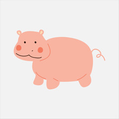 A cute new pig illustration