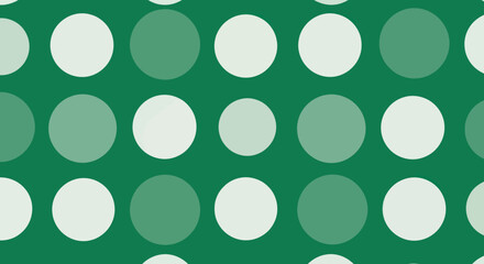 Green background with rows of alternating green-toned circles
