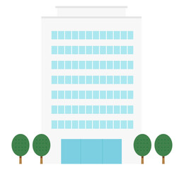 High-rise building illustration.