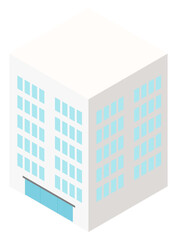 High-rise building  illustration.