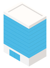 High-rise building  illustration.