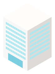 High-rise building  illustration.