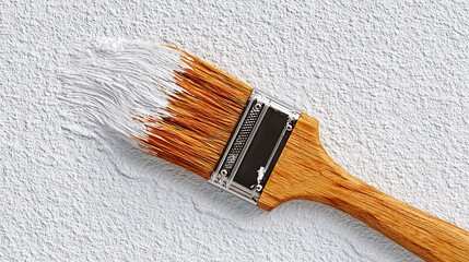 paint brush on wood