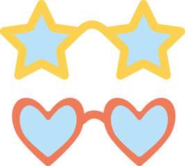 Colorful Birthday Party Elements