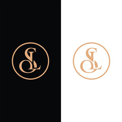Circle SL luxury logo design