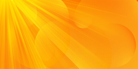 Abstract orange background with circles. Vector illustration