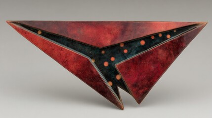 3d render of a red star symbol