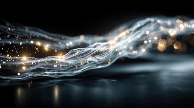 Captivating concept of agentic growth field icon depicting expansion waves driven by ai in a dynamic environment. Agentic Growth Field &ndash; Animated Video Version