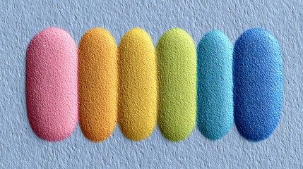 colorful cotton swabs