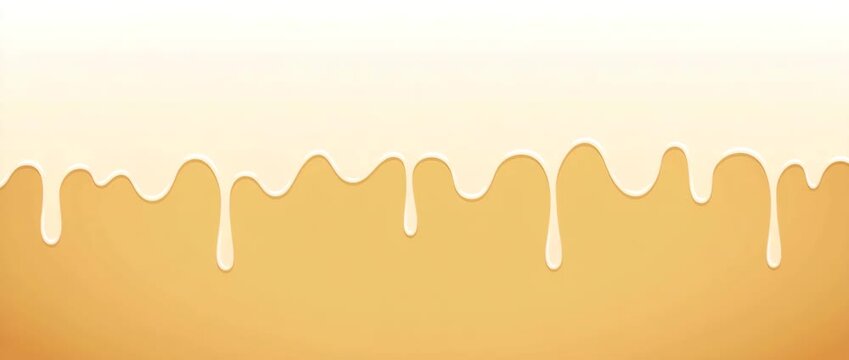 sweet melting icing sugar cream illustrated animation