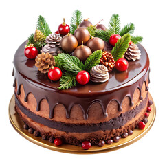 Delicious Chocolate Festive Cake: Perfect for Holiday Celebrations
