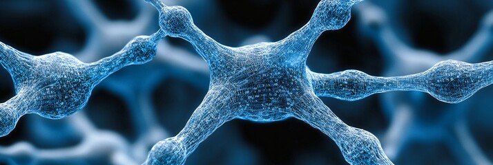 advanced neural network structure visualized for artificial intelligence and machine learning research