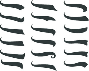 Retro Swoosh Vector Images