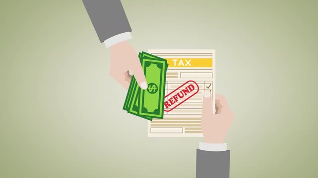 Tax refund illustration
