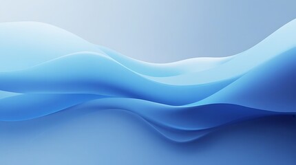 Fototapeta premium Abstract blue flowing waves background perfect for website design and modern branding