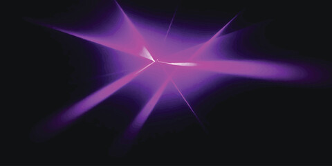 Abstract Purple Burst on Black Background