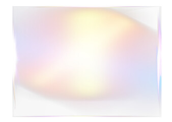 Obraz premium Abstract geometric glass-like surface with overlapping blue and purple light refractions forming smooth diagonal gradients — modern and minimalistic.