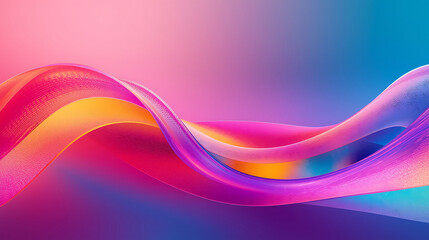 Vibrant Abstract Colorful Wave Background – Modern Gradient Design with Bright Neon Lines