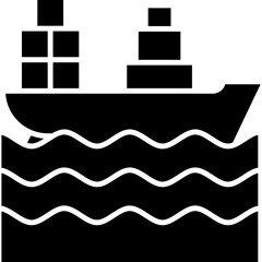 Obraz premium Vessel Icon Vector Element