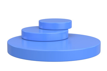 Modern Product Podium. 3D Backdrop. 3D illustration.