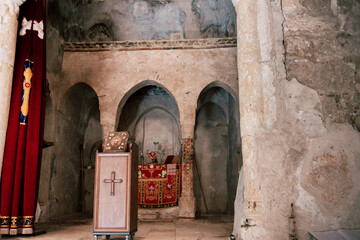 Ancient Syriac Orthodox Mor Evgin Monastery on the Hills of Tur Abdin, Midyat, Mardin, Turkey  © naszalyg