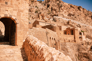 Ancient Syriac Orthodox Mor Evgin Monastery on the Hills of Tur Abdin, Midyat, Mardin, Turkey  © naszalyg