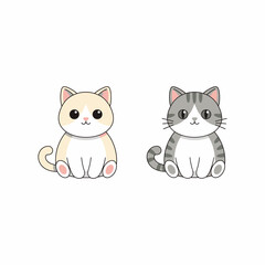 Cute Cat Plush Doll - Adorable Stuffed Toy for Kids and Cat Lovers