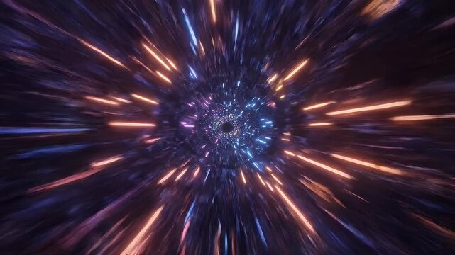 Abstract Light Speed Tunnel