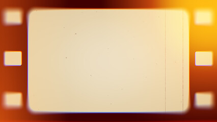 8mmフィルムのような古い映像の枠の素材