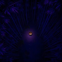 template with an abstract and minimalist bamboo forest theme, to match the bamboo forest theme,Generativev AI