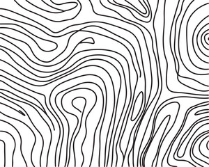 Abstract Black Line Wood Grain Pattern Background