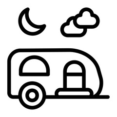 traller Line Icon